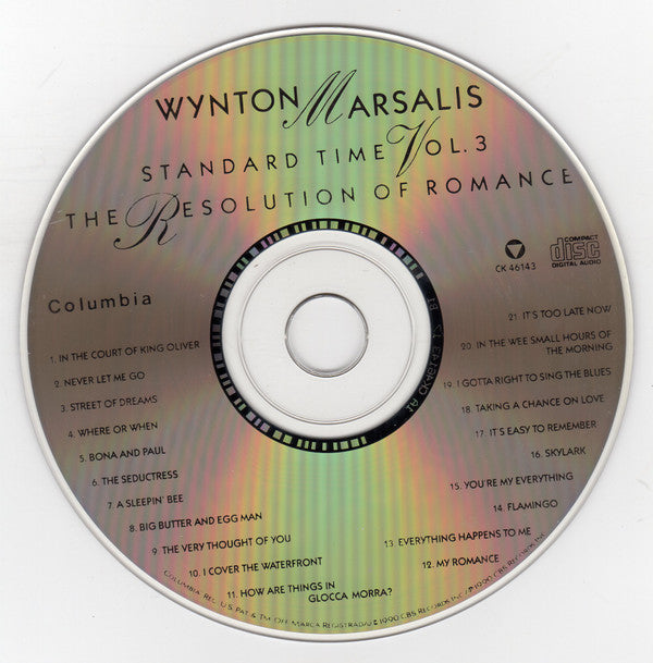 Wynton Marsalis : Standard Time Vol. 3 (The Resolution Of Romance) (Album)