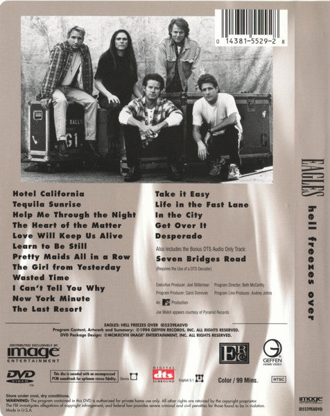 Eagles : Hell Freezes Over (DVD-Video,NTSC)