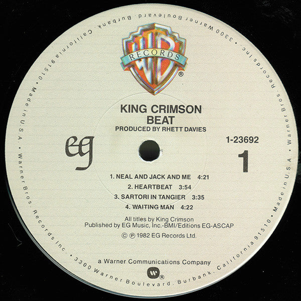 King Crimson : Beat (LP,Album)