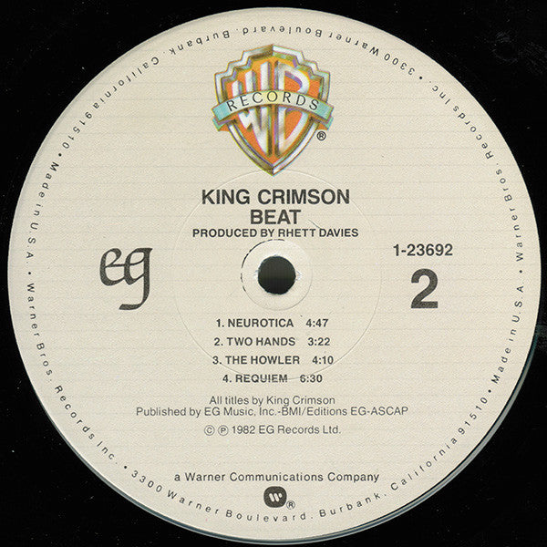King Crimson : Beat (LP,Album)