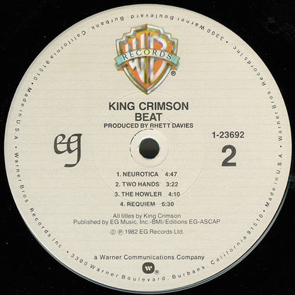 King Crimson : Beat (LP,Album)