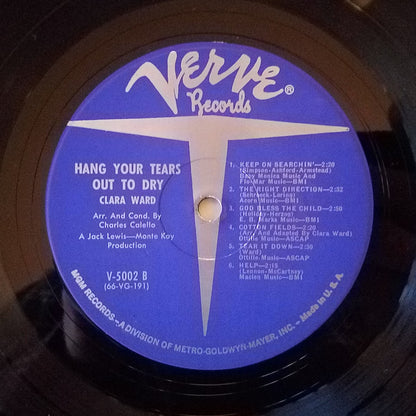 Clara Ward : Hang Your Tears Out To Dry (LP,Album,Mono)