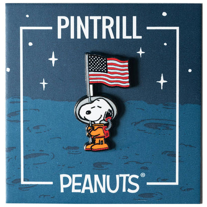 PEANUTS - Astronaut Snoopy Flag Pin
