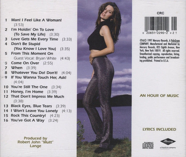 Shania Twain : Come On Over (Album,Club Edition)