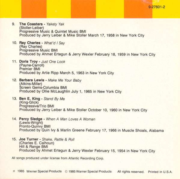 Various : Atlantic Soul Classics (Compilation,Stereo)