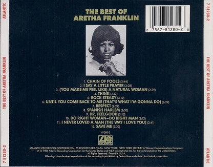 Aretha Franklin : The Best Of Aretha Franklin (Compilation)