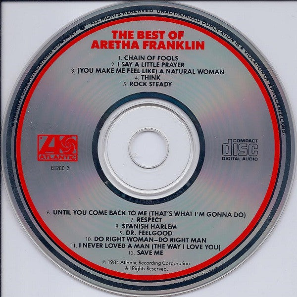 Aretha Franklin : The Best Of Aretha Franklin (Compilation)