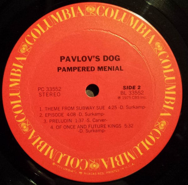 Pavlov's Dog : Pampered Menial (LP,Album)