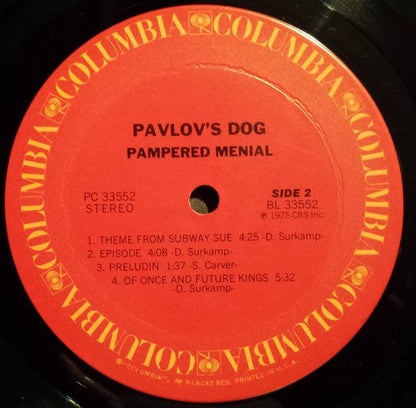 Pavlov's Dog : Pampered Menial (LP,Album)