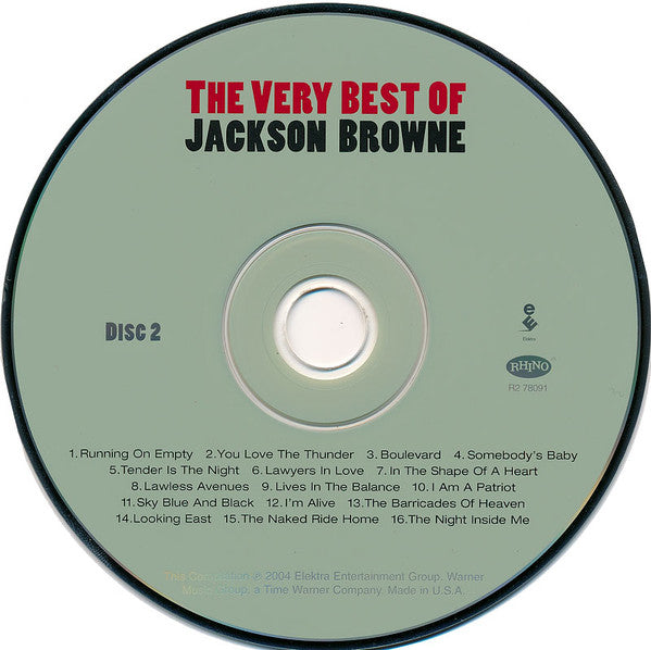 Jackson Browne : The Very Best Of Jackson Browne (Compilation,Remastered)