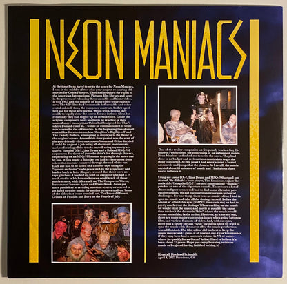 Kendall Roclord Schmidt : Neon Maniacs (Original Motion Picture Soundtrack) (LP,Album)