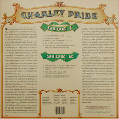 Charley Pride : Country Music (LP,Compilation,Stereo)