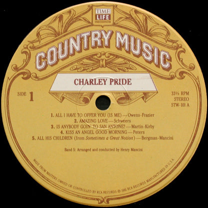 Charley Pride : Country Music (LP,Compilation,Stereo)
