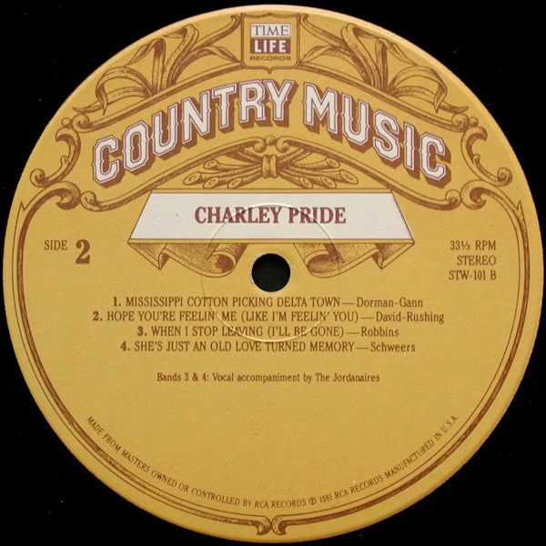 Charley Pride : Country Music (LP,Compilation,Stereo)