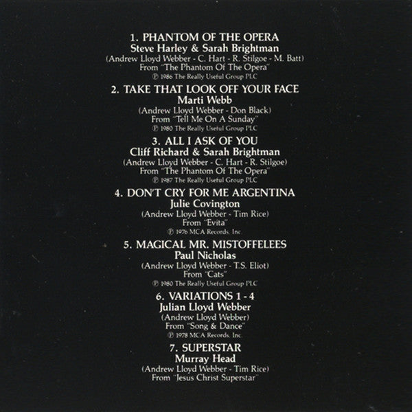 Various, Andrew Lloyd Webber : The Premiere Collection - The Best Of Andrew Lloyd Webber (Compilation)