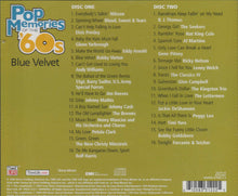 Various : Pop Memories Of The '60s - Blue Velvet (Compilation,Remastered,Stereo)