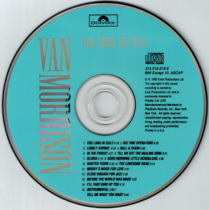 Van Morrison : Too Long In Exile (Album)