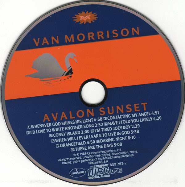 Van Morrison : Avalon Sunset (Album)