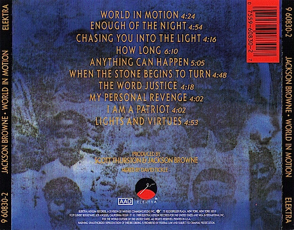 Jackson Browne : World In Motion (Album)