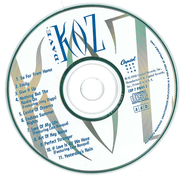 Dave Koz : Dave Koz (Album)