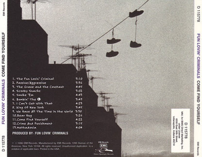 Fun Lovin' Criminals : Come Find Yourself (Album,Club Edition)