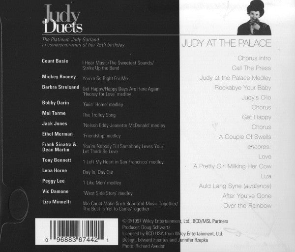 Judy Garland : Judy Duets / Judy At The Palace (Compilation,Limited Edition)
