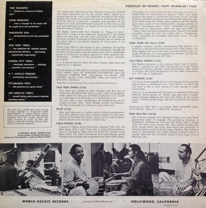 Ravi Shankar : Portrait Of Genius (LP,Album,Reissue,Stereo)