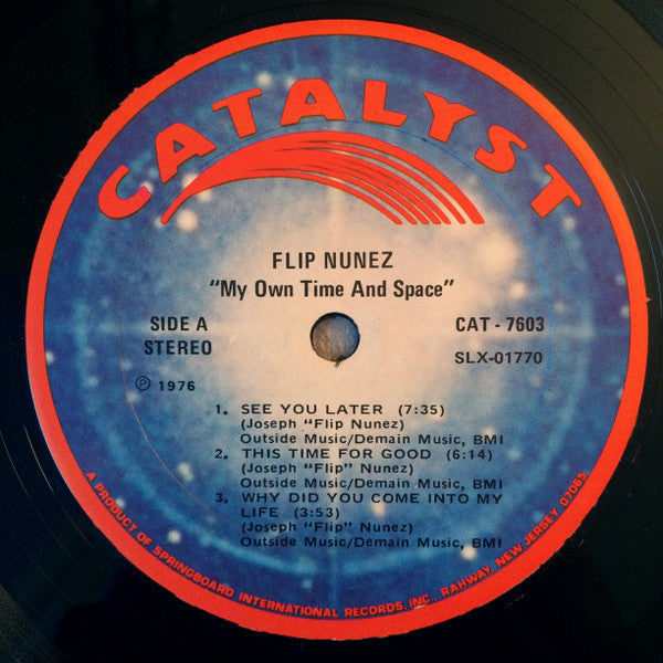 Flip Nunez : My Own Time And Space (LP,Album)