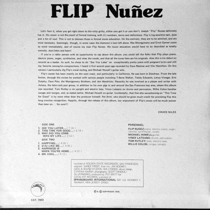 Flip Nunez : My Own Time And Space (LP,Album)