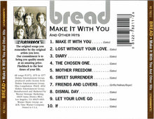 Bread : Make It With You And Other Hits (Compilation,Remastered,Repress)