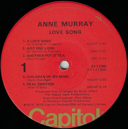 Anne Murray : Love Song (LP,Album)