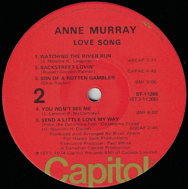 Anne Murray : Love Song (LP,Album)