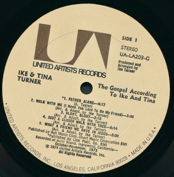 Ike & Tina Turner : The Gospel According To Ike And Tina (LP)