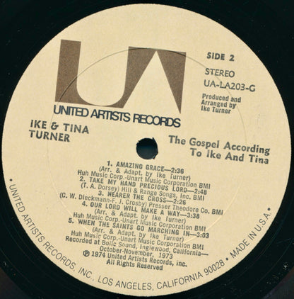 Ike & Tina Turner : The Gospel According To Ike And Tina (LP)
