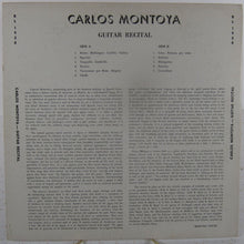 Carlos Montoya : Guitar Recital (LP,Album,Mono)