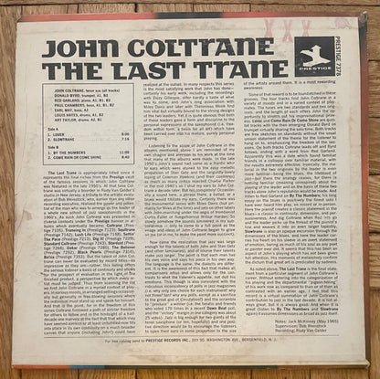John Coltrane : The Last Trane (LP,Album,Mono)