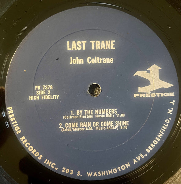 John Coltrane : The Last Trane (LP,Album,Mono)