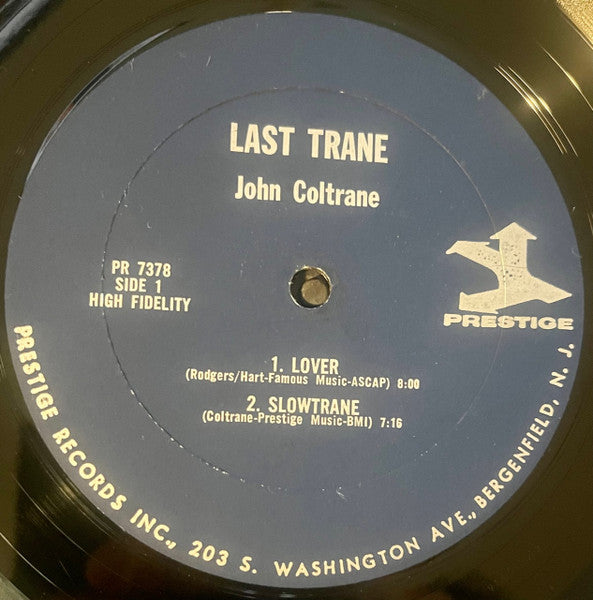 John Coltrane : The Last Trane (LP,Album,Mono)