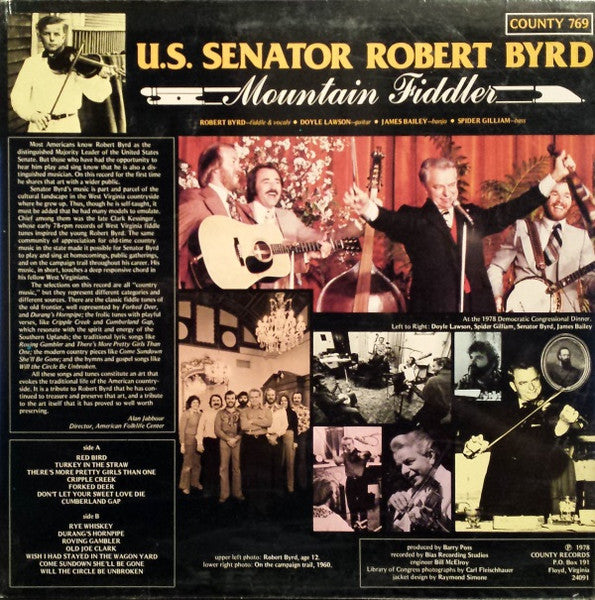 Robert Byrd (2) : Mountain Fiddler (LP,Album)
