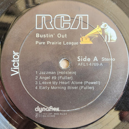 Pure Prairie League : Bustin' Out (LP,Album,Reissue,Stereo)