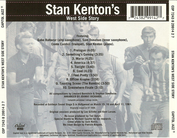 Stan Kenton : Kenton's West Side Story (Album,Reissue)