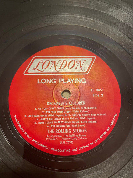Rolling Stones, The : December's Children (And Everybody's) (LP,Mono)
