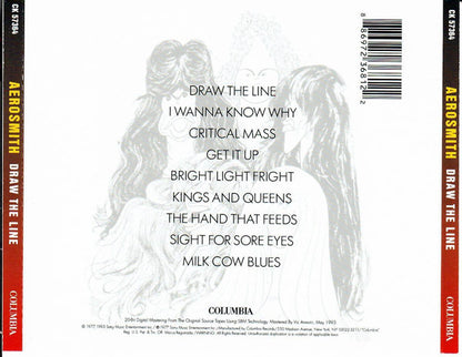 Aerosmith : Draw The Line (Album,Remastered,Reissue)