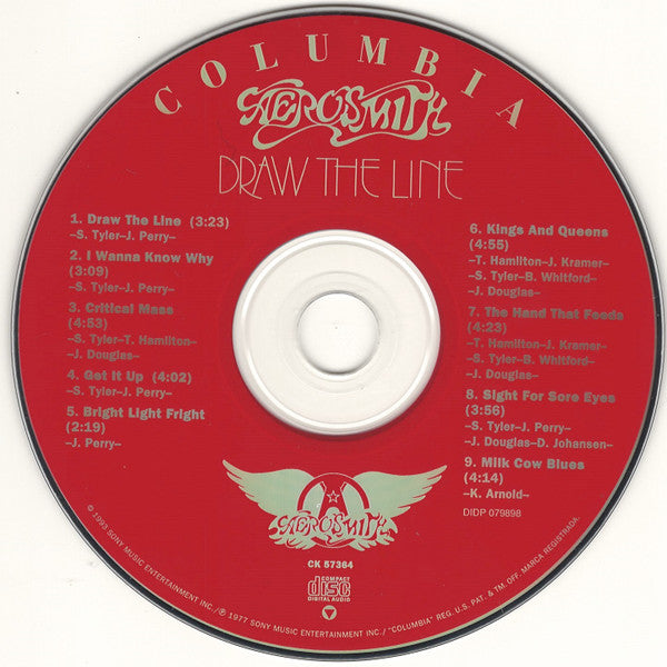 Aerosmith : Draw The Line (Album,Remastered,Reissue)