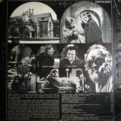 Robert Cobert Orchestra, The Featuring Jonathan Frid And David Selby : The Original Music From ABC-TV's Dark Shadows (LP,Album,Stereo)