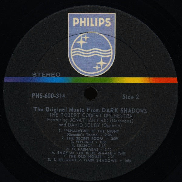 Robert Cobert Orchestra, The Featuring Jonathan Frid And David Selby : The Original Music From ABC-TV's Dark Shadows (LP,Album,Stereo)