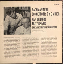 Sergei Vasilyevich Rachmaninoff : Van Cliburn, Fritz Reiner, Chicago Symphony Orchestra : Concerto No. 2 (LP,Album,Reissue,Stereo)