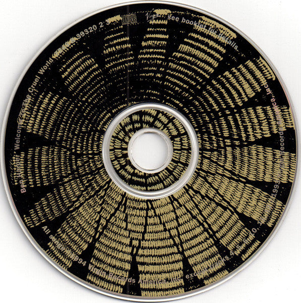 Ben Harper : Welcome To The Cruel World (Album,Repress,Stereo)