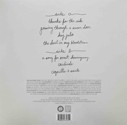 Wonder Years, The : Burst & Decay (Live From New York) (12",45 RPM,Record Store Day,Limited Edition)
