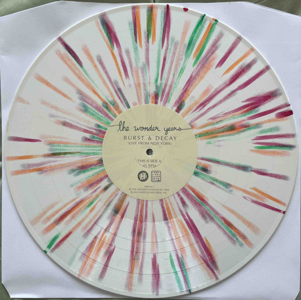 Wonder Years, The : Burst & Decay (Live From New York) (12",45 RPM,Record Store Day,Limited Edition)